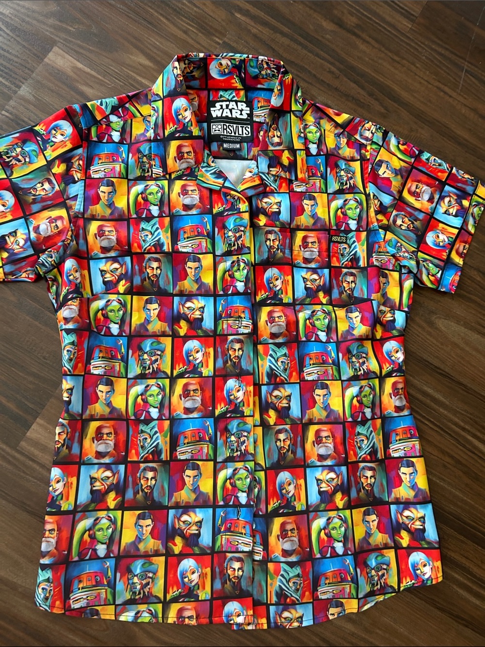 RSVLTS Star Wars Multicolor Button-Down Shirt